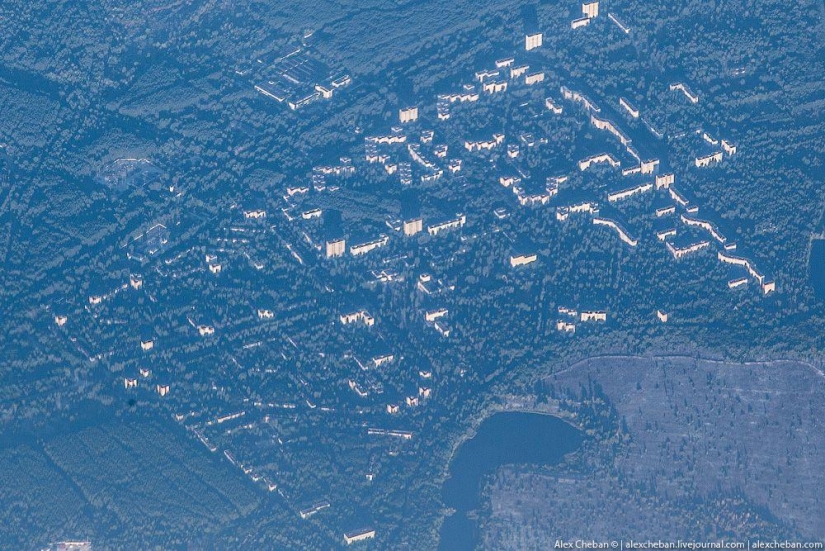 The ghost of Chernobyl on an August morning: a view from above The ghost of Chernobyl on an August morning: a view from above