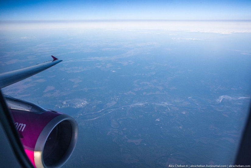 The ghost of Chernobyl on an August morning: a view from above The ghost of Chernobyl on an August morning: a view from above