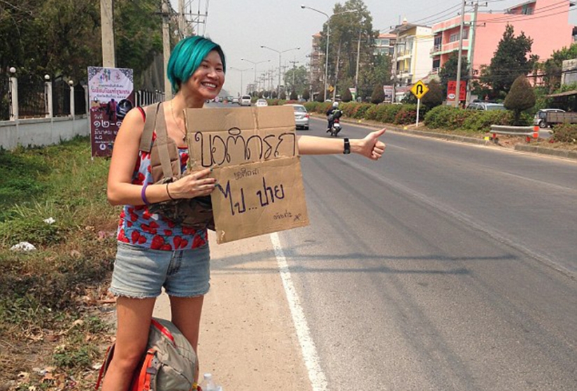 The girl hitchhiked from Sweden to Malaysia with only $200 in her pocket