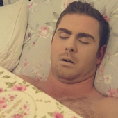 The guy did not keep his promise and overslept, and the girl decided to take revenge