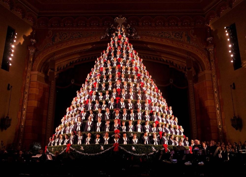 The holiday comes to us: New Year&#39;s lights 2013