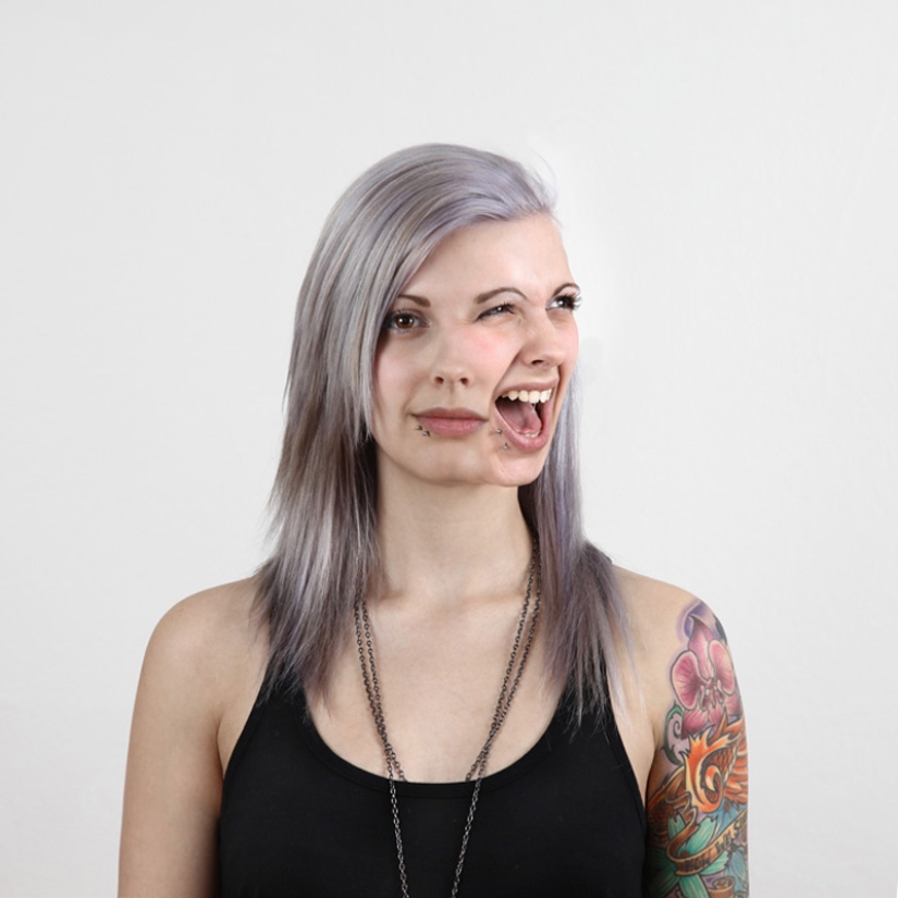 The internal struggle of two feelings in the photo project "Visibility"