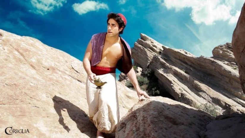 The living Prince Eric from The Little Mermaid embodies girlish dreams in the form of Disney characters