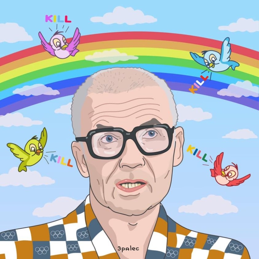 The master of the provocative comic 3Palec