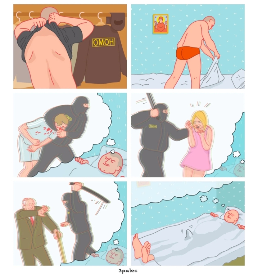 The master of the provocative comic 3Palec