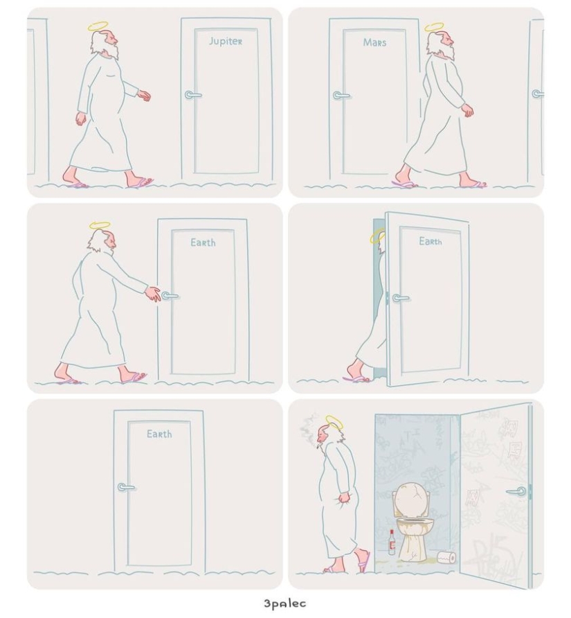 The master of the provocative comic 3Palec