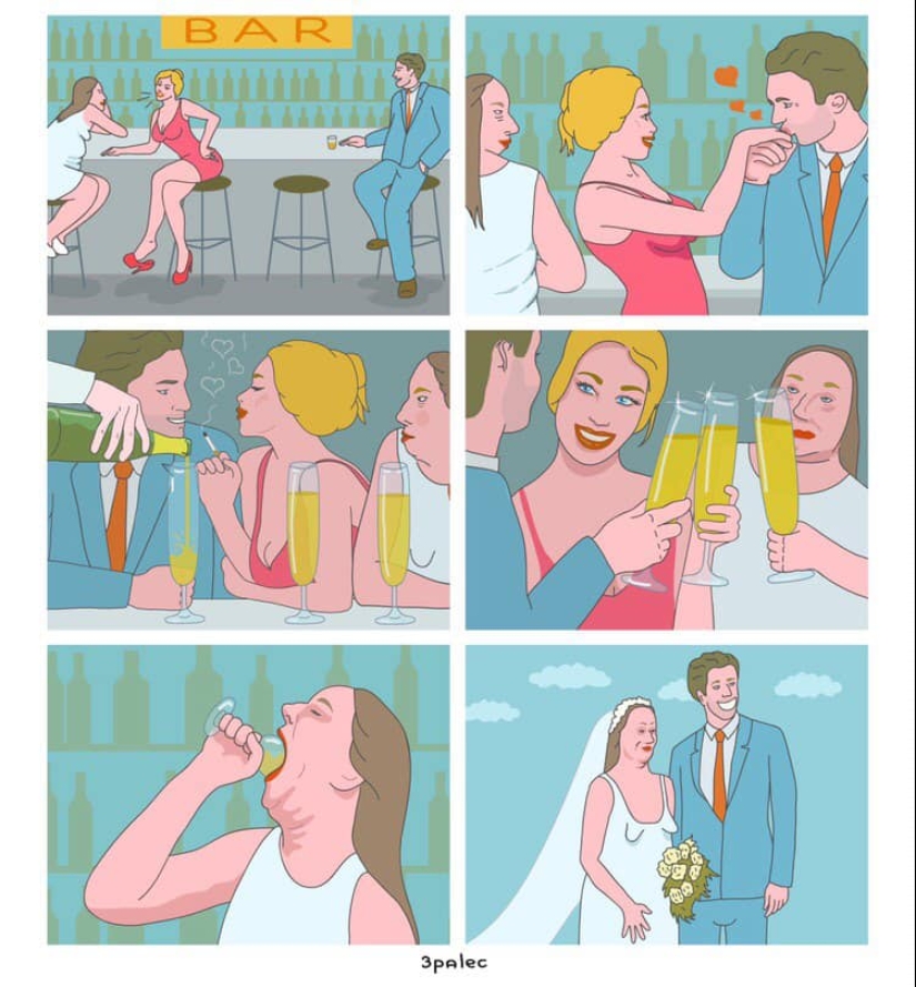 The master of the provocative comic 3Palec