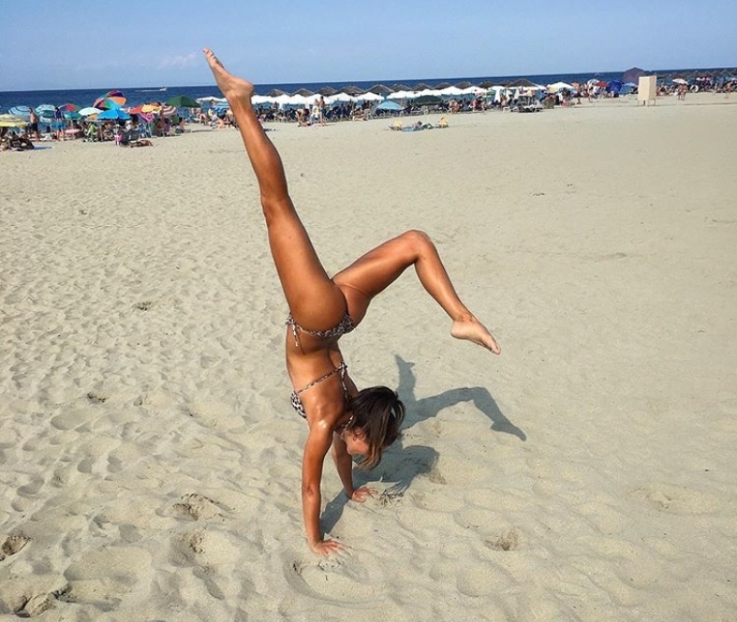 The most beautiful athlete in Macedonia, karateka Monika Stefanovska