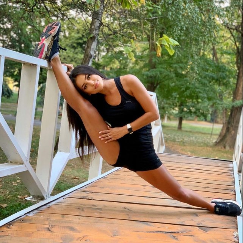 The most beautiful athlete in Macedonia, karateka Monika Stefanovska