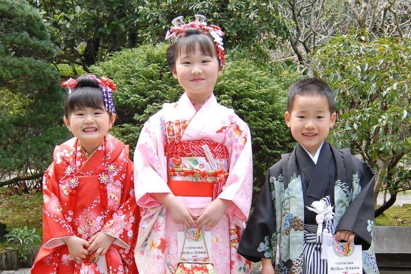 The most charming kids at the Children's holiday in Japan