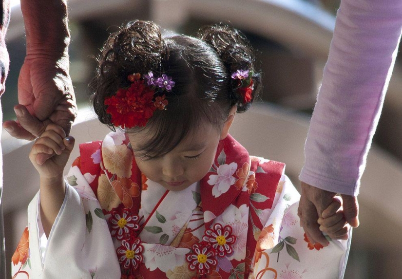 The most charming kids at the Children's holiday in Japan