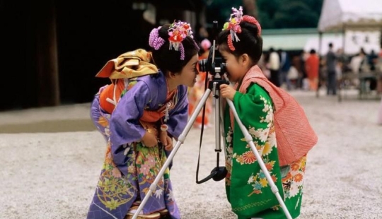 The most charming kids at the Children's holiday in Japan