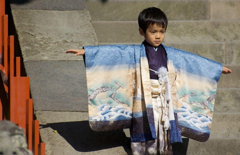 The most charming kids at the Children's holiday in Japan