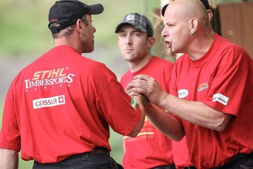 The most emotional shots of the lumberjack competition The most emotional shots of the lumberjack competition