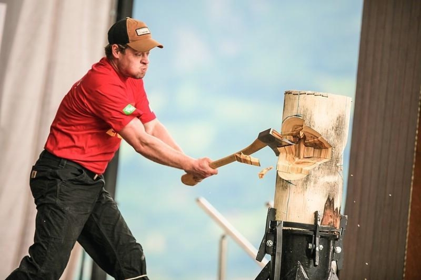 The most emotional shots of the lumberjack competition The most emotional shots of the lumberjack competition