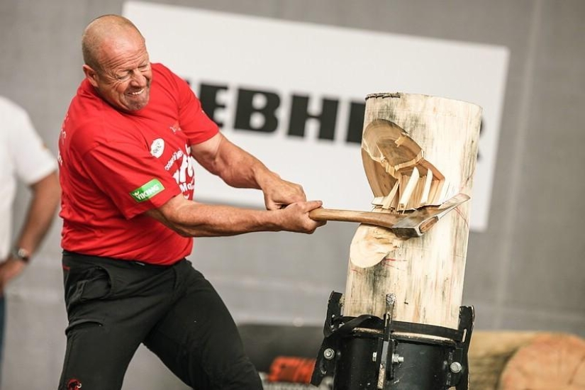 The most emotional shots of the lumberjack competition The most emotional shots of the lumberjack competition
