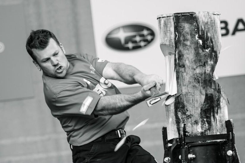 The most emotional shots of the lumberjack competition The most emotional shots of the lumberjack competition