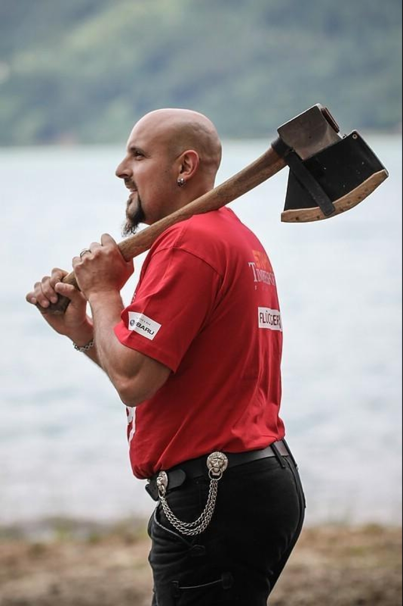The most emotional shots of the lumberjack competition The most emotional shots of the lumberjack competition