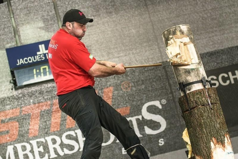 The most emotional shots of the lumberjack competition The most emotional shots of the lumberjack competition