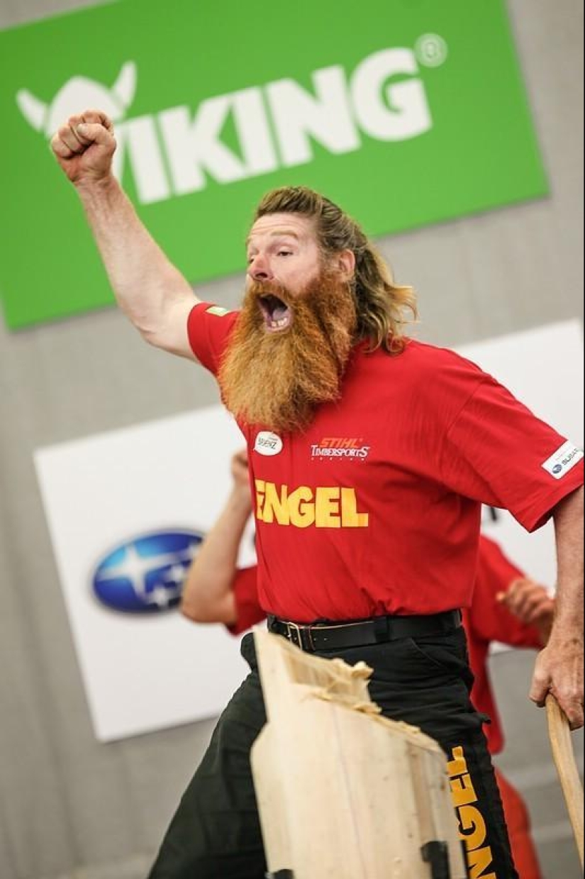 The most emotional shots of the lumberjack competition The most emotional shots of the lumberjack competition