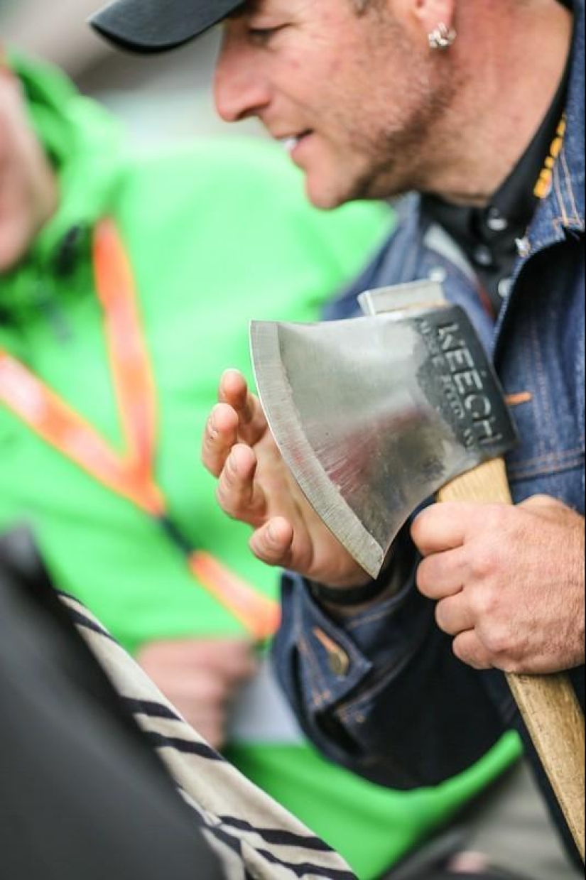 The most emotional shots of the lumberjack competition The most emotional shots of the lumberjack competition