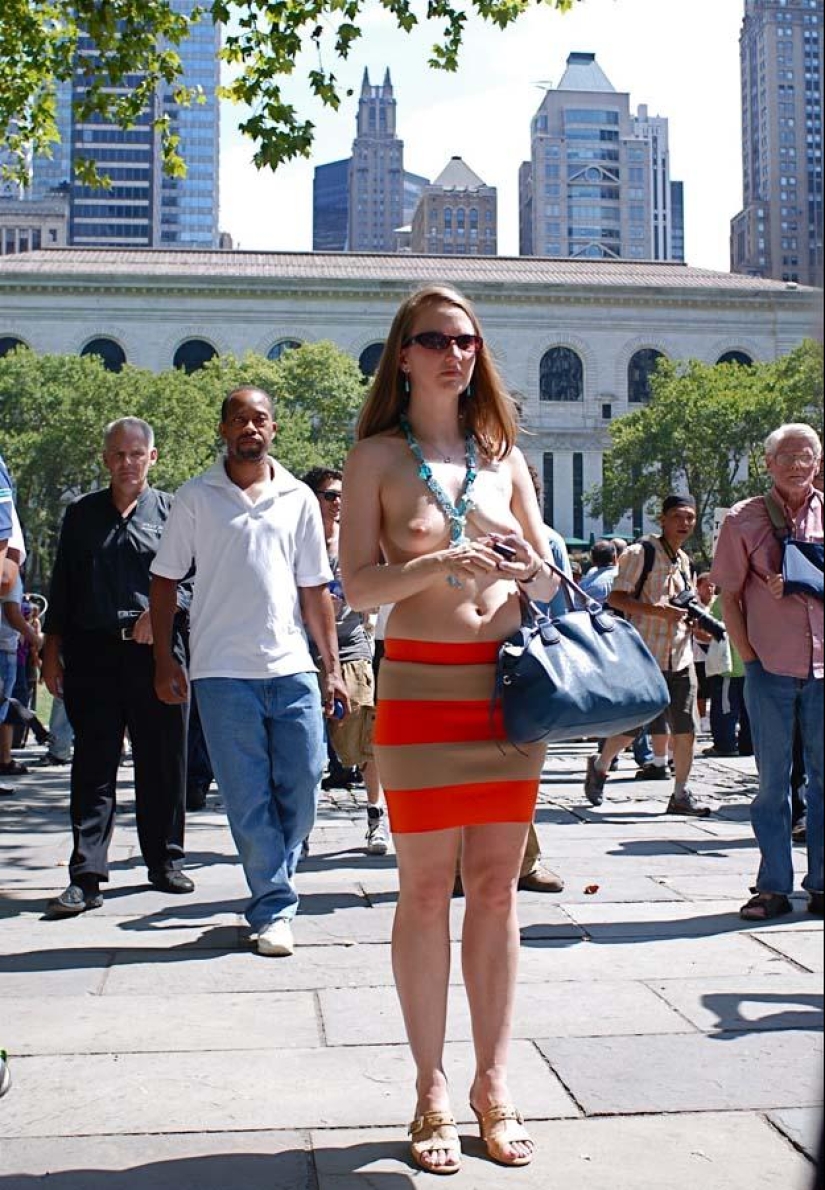 The most interesting shots of National Topless Day in the USA The most interesting shots of National Topless Day in the USA