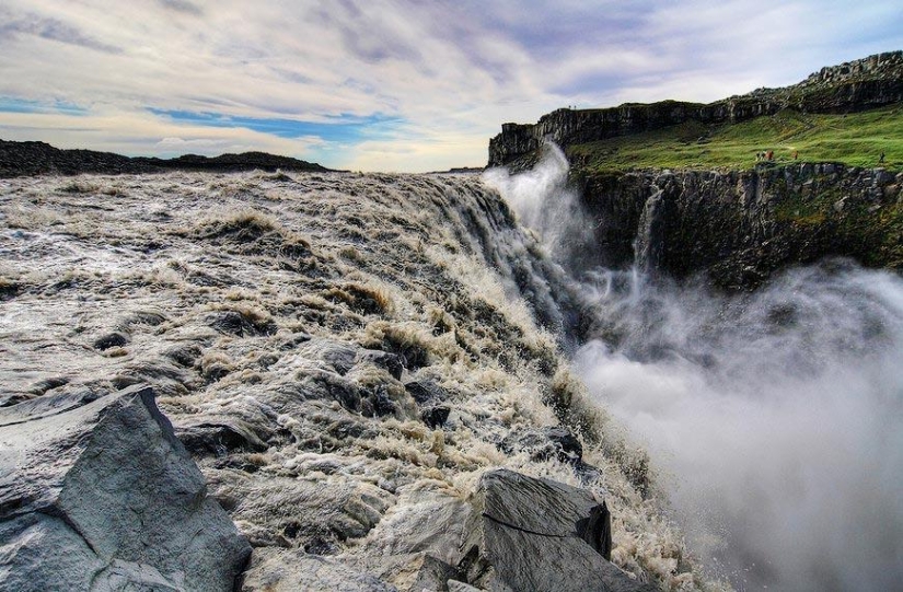 The most powerful waterfall in Europe: Dettifoss