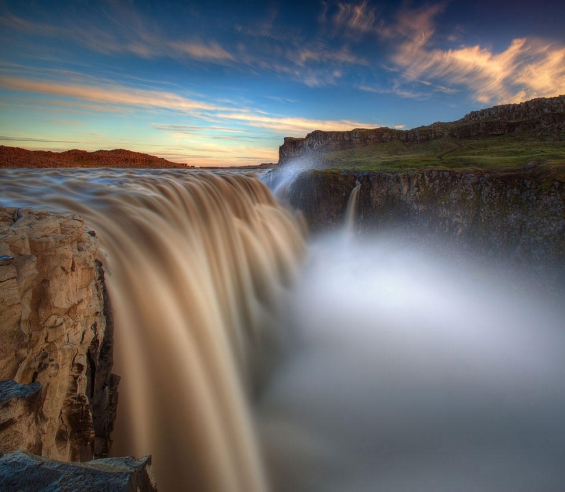 The most powerful waterfall in Europe: Dettifoss