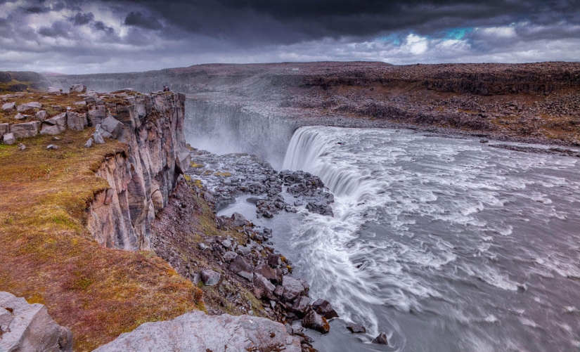 The most powerful waterfall in Europe: Dettifoss