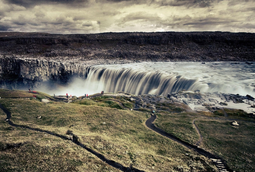 The most powerful waterfall in Europe: Dettifoss