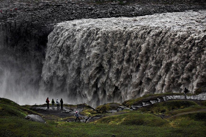 The most powerful waterfall in Europe: Dettifoss