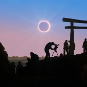 The most stunning photo of a solar eclipse