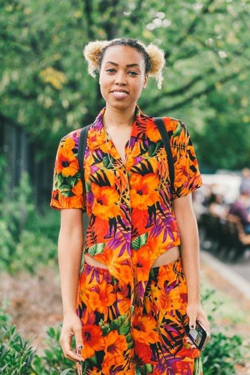 The most stylish and beautiful girls of the festival Afropunk-2014