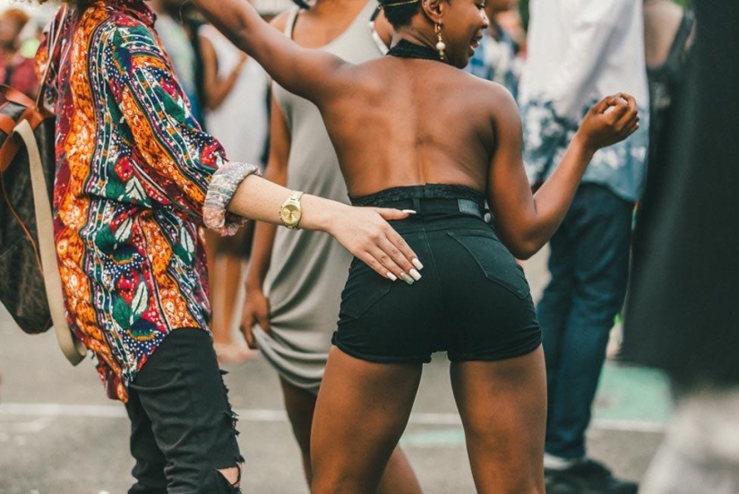The most stylish and beautiful girls of the festival Afropunk-2014