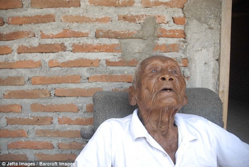 The oldest person in the world, who is 145 years old, lives in Indonesia