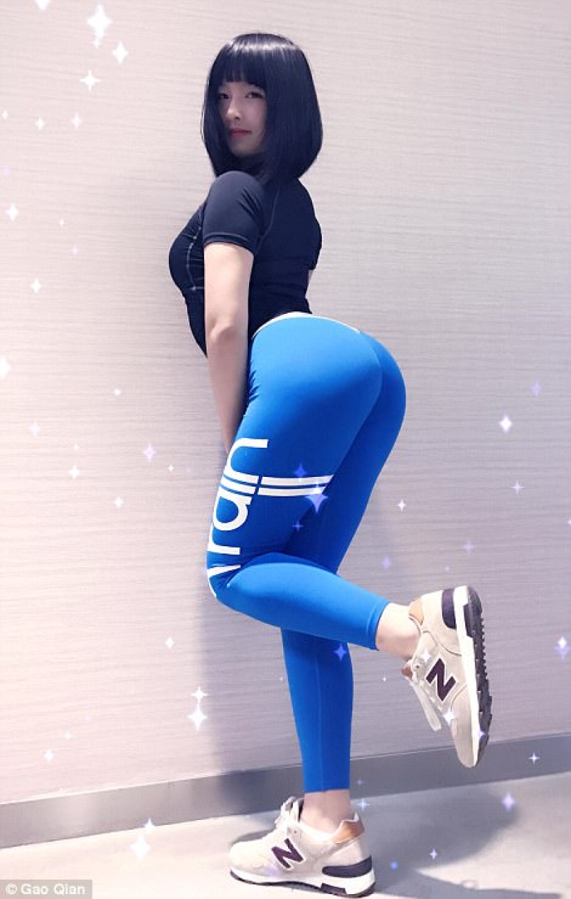 The owner of the title "The most beautiful buttocks of China" is afraid to wear tight clothes The owner of the title "The most beautiful buttocks of China" is afraid to wear tight clothes