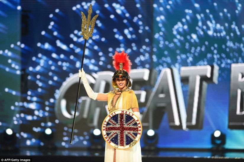 The participants of the Miss Universe 2016 contest showed their versions of national costumes