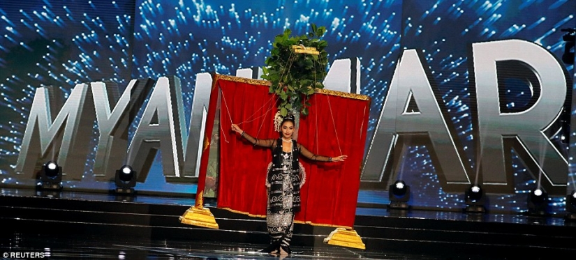 The participants of the Miss Universe 2016 contest showed their versions of national costumes