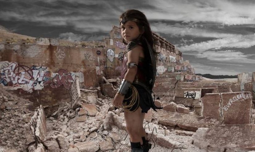 The photographer fulfilled the dream of a 3-year-old daughter and turned her into a real Wonder Woman The photographer fulfilled the dream of a 3-year-old daughter and turned her into a real Wonder Woman