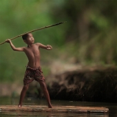 The simple life of an Indonesian village photographed by Herman Damar