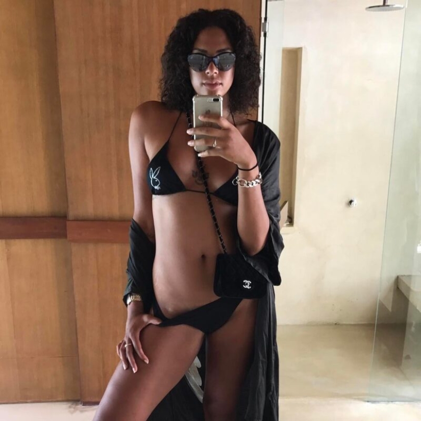 The six-foot basketball player Elizabeth Kambic shared candid snapshots