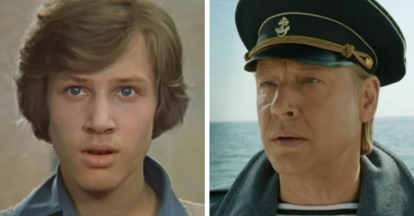 The stars of the Russian TV screen in their debut films and now