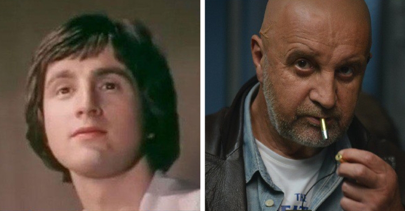 The stars of the Russian TV screen in their debut films and now