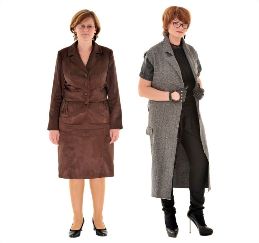 The stylist showed that any woman can look like a queen The stylist showed that any woman can look like a queen