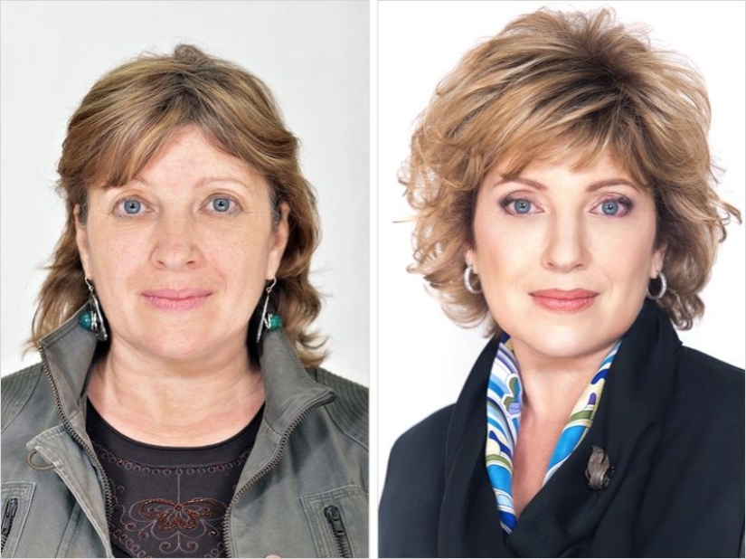 The stylist showed that any woman can look like a queen The stylist showed that any woman can look like a queen