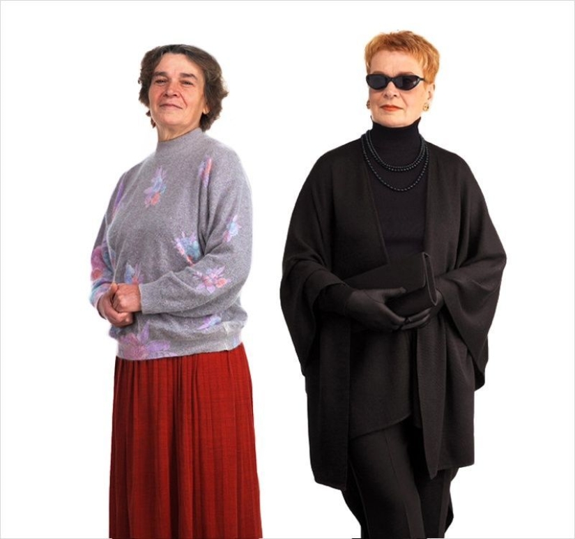 The stylist showed that any woman can look like a queen The stylist showed that any woman can look like a queen