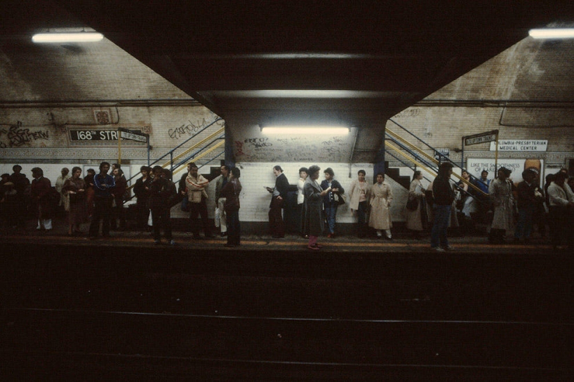 The subway and New York commuters in 1981