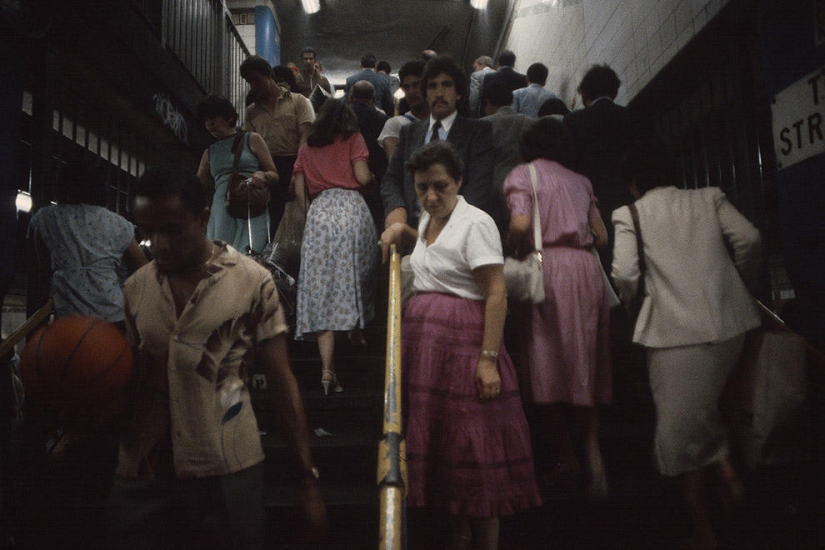 The subway and New York commuters in 1981