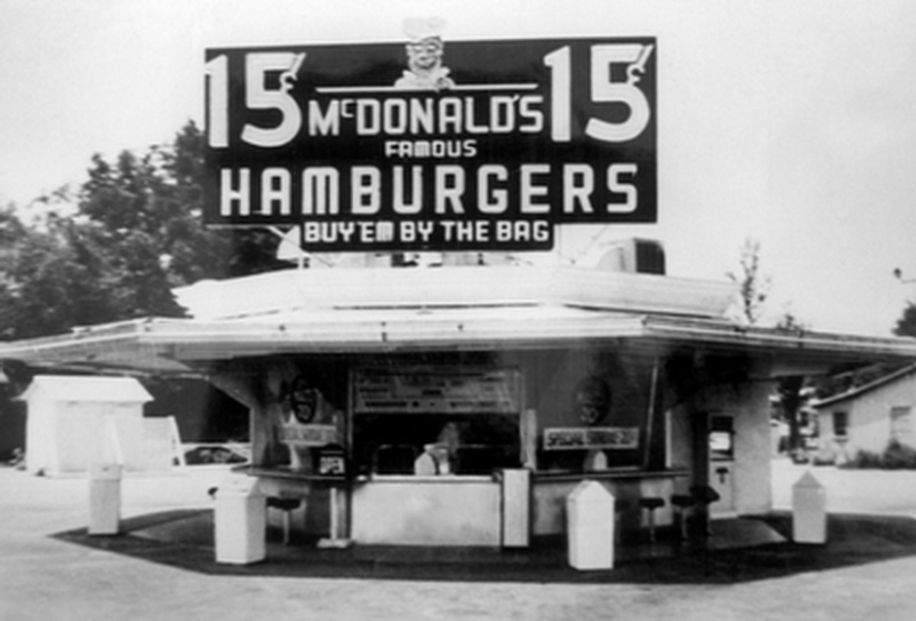 The very first McDonald's in the world