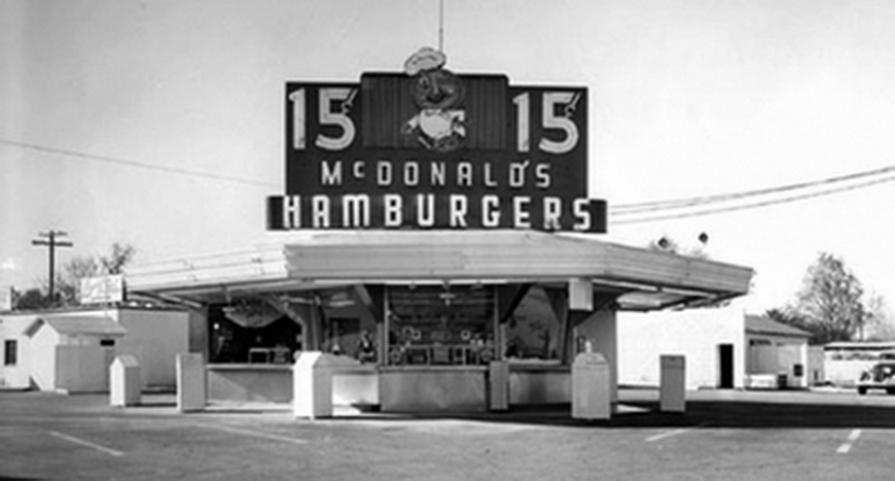 The very first McDonald's in the world